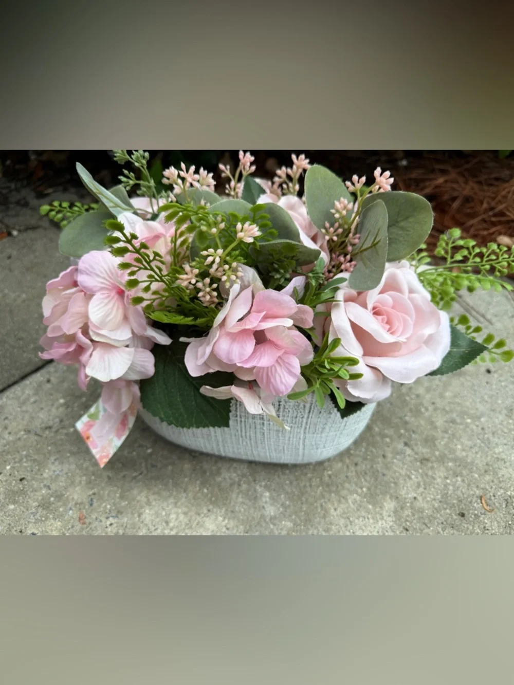 Elegant Pink Floral Arrangement - NWT